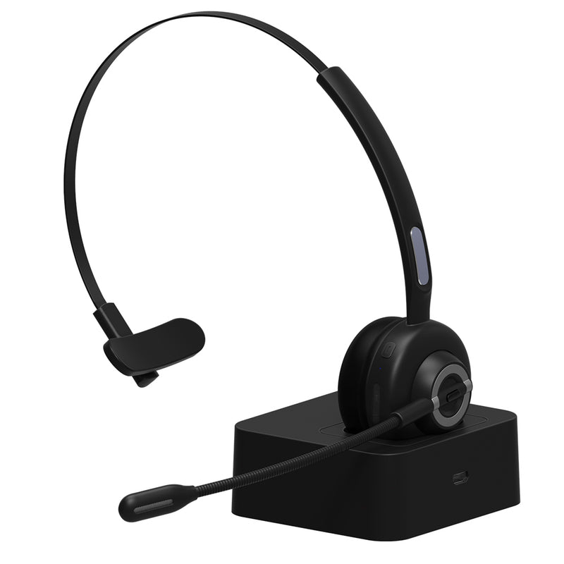 Wireless Bluetooth-Compatible Headphone With Noise Reduction Microphone (Driver Headtset)