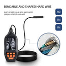 Hard Wire 5.5mm Dual Lens HD 1080P Industrial Endoscope 3-inch Screen Borescope 8+1 LED Waterproof Inspection Camera