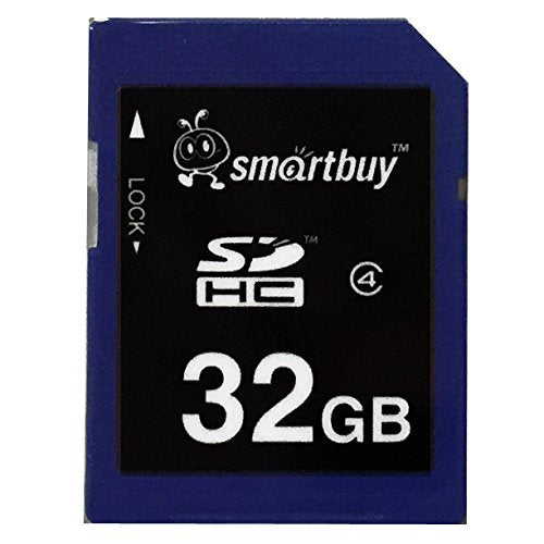 Smartbuy 32GB SDHC Class 4 Flash Memory Card SD HC Secure Digital C4 32G Fast Speed for Camera
