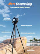 71" Camera & Phone Tripod with Remote – Lightweight & Portable