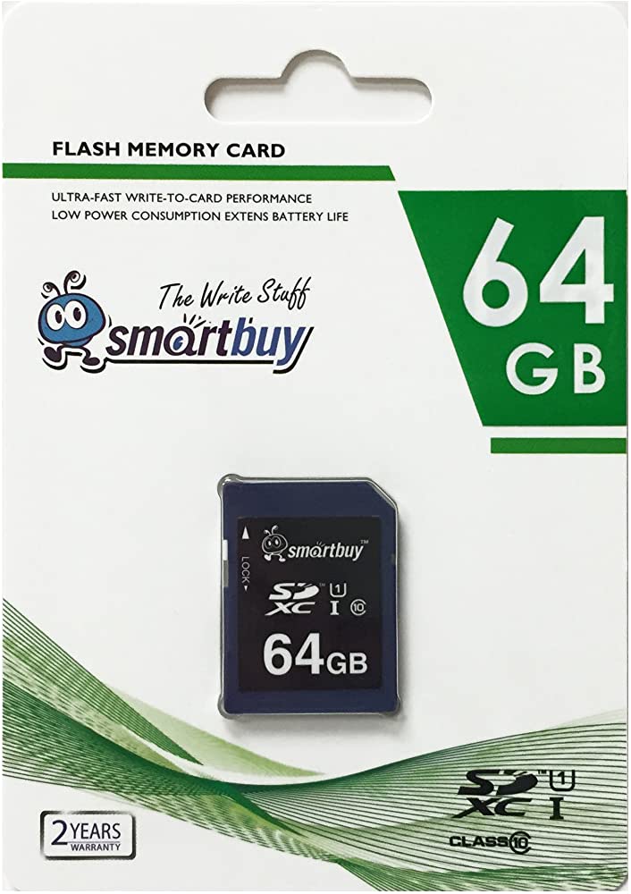 Smartbuy 32GB SD XC Class 10 Memory Card Fast Speed for Camera