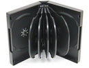 Standard Black DVD 12-Disc 39mm Replacement Premium Movie Storage Shell Case