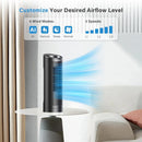 GRIDR Tower Fan FTS006R Bladeless 13" 3 Speeds, 12hr Timer, Child Lock, Etc.