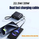 Letscom Power Bank w/LCD Display, Charging Cords, Tassel, Etc. - BLACK