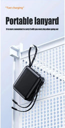 Letscom Power Bank w/LCD Display, Charging Cords, Tassel, Etc. - BLACK