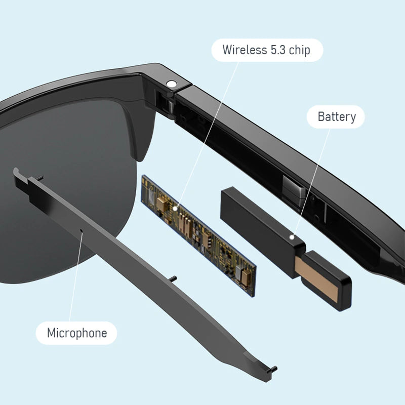Wireless Headset Sunglasses HiFi Sound