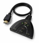 HDMI 4K 3-Port Switcher – 3 Inputs to 1 Output – Plug & Play
