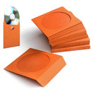 100 Pack Orange Color CD DVD Paper Sleeve Envelopes