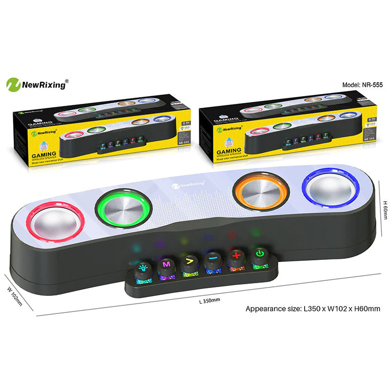 Gaming LED Lights Dazzling Color Bluetooth Speaker