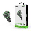ESOULK 36W FAST CAR CHARGER 18W PD+18W QC