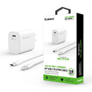 ESOULK 18W PD Fast Charger Wall & 5FT C To 8Pin Cable For IPhone