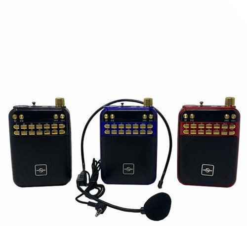 HOOKED Bluetooth Speaker AMFM with PA Microphone
