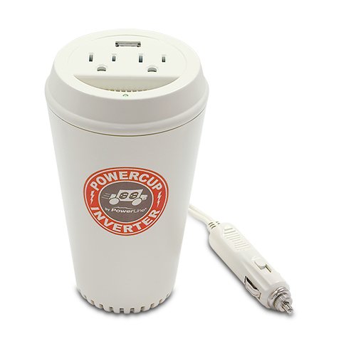 PowerLine Powercup 200 Watt Mobile Inverter with USB Power Port / Model 90309