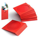100 Pack Red Color CD DVD Paper Sleeve Envelopes
