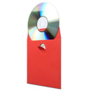 100 Pack Red Color CD DVD Paper Sleeve Envelopes
