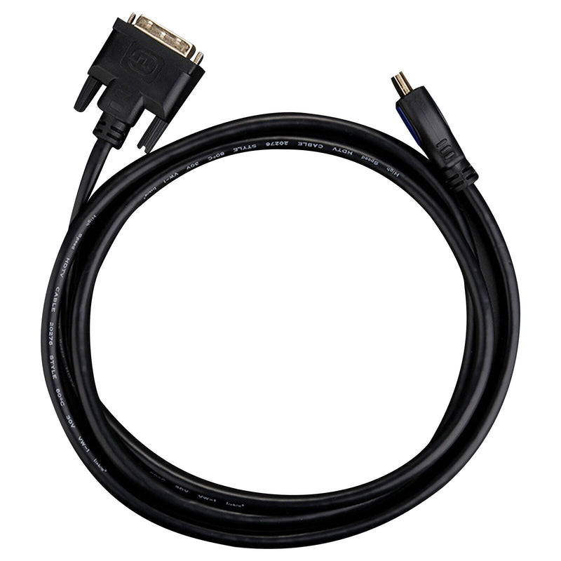 5ft HDMI to DVI Adapter Cable Cord 1080P HD Computer PC Laptop to TV LCD Monitor