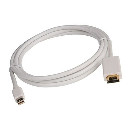 Mini Display Port to 4K-2K HDMI 6FT Adapter Male to Male Cable 18Gbps UHD for Laptop, PC, Gaming Monitor